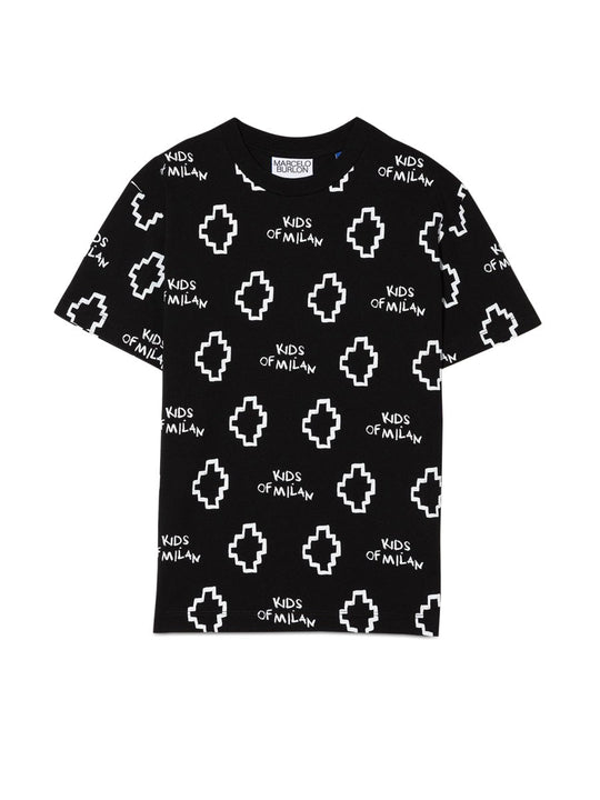 Marcelo Burlon County Of Milan Multicolor Wings T-Shirt S/S