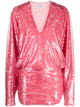 The Attico Gael Sequined Mini Dress