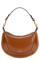 Isabel Marant Oskan Moon Bag In Brushed Leather