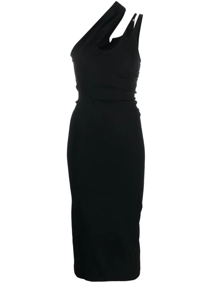 Mugler Ro1308 Midi Dress