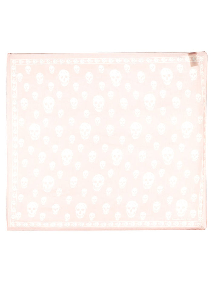 Alexander Mcqueen Classic Skull Scarf