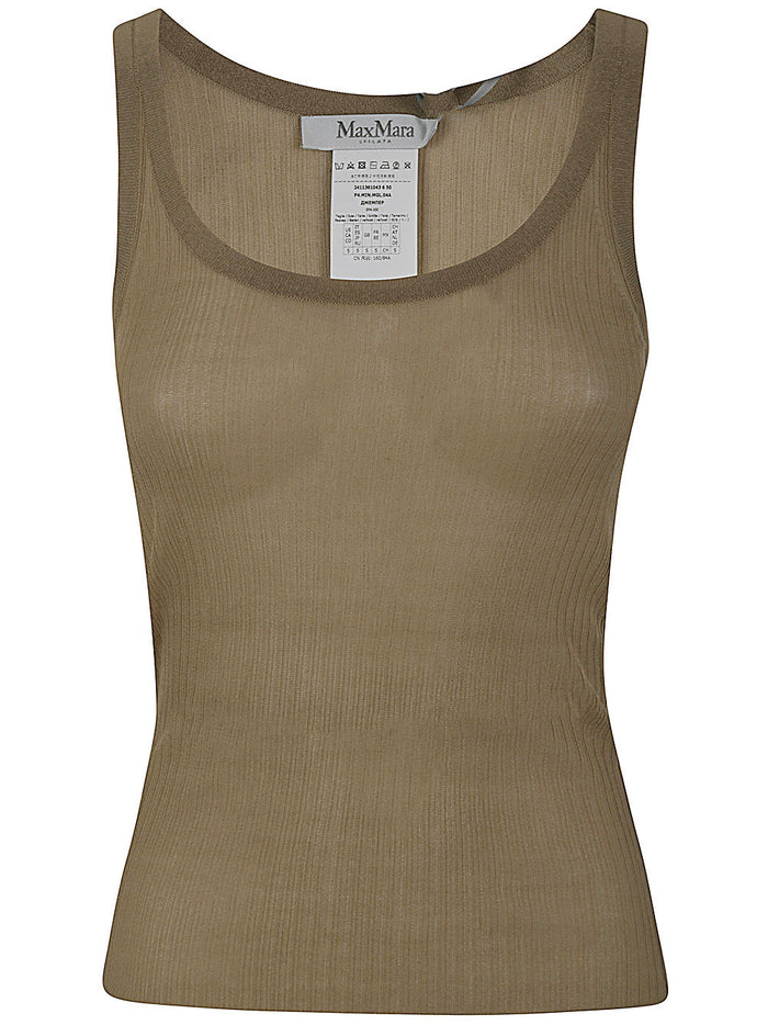 Max Mara Bastia Silk Tank Top