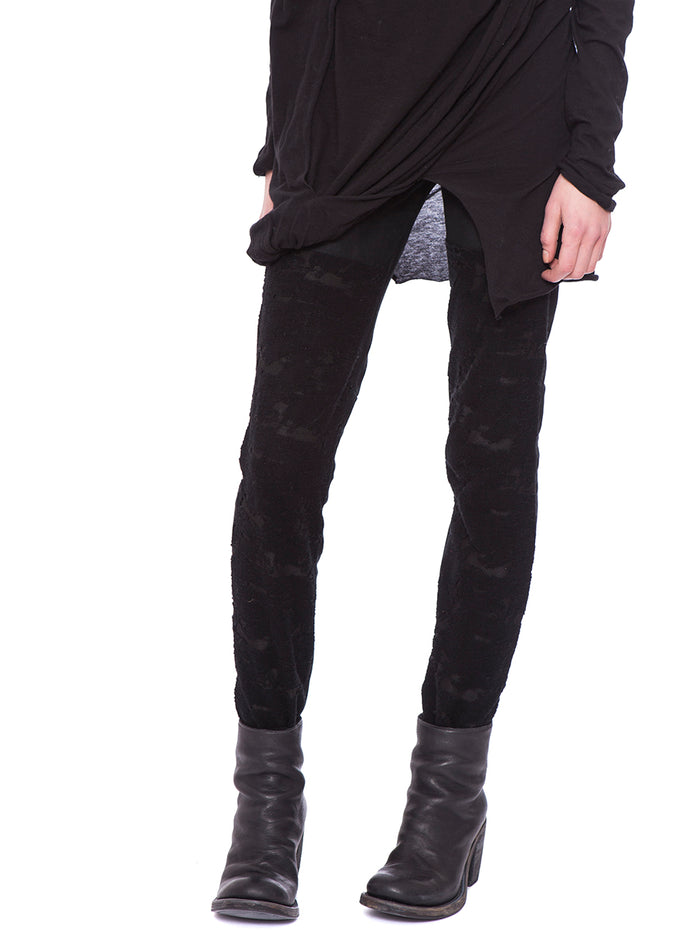 10Sei0otto Leather Leggins With Lace