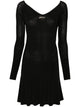 Jacquemus Elegant Mini Dress In Viscose