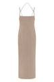 The Attico Virgin Wool Midi Dress