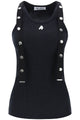 The Attico Logo Cotton Tank Top