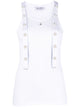 The Attico Ribbed Cotton Tank Top