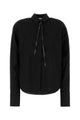 Max Mara Sportmax Black Wool Mappa Shirt
