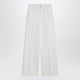 Toteme White Pants In Organic Cotton