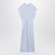 Toteme Sky Blue Fluid Satin Dress