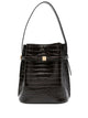 Toteme Brown Crocodileembossed Leather Bucket Bag