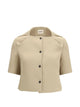 Khaite Franc Short Beige Jacket