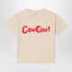 Mini Rodini Light Beige T-Shirt In Organic Cotton