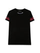 Vision Of Super Black Embroidered Tshirt Fuchsia Flame