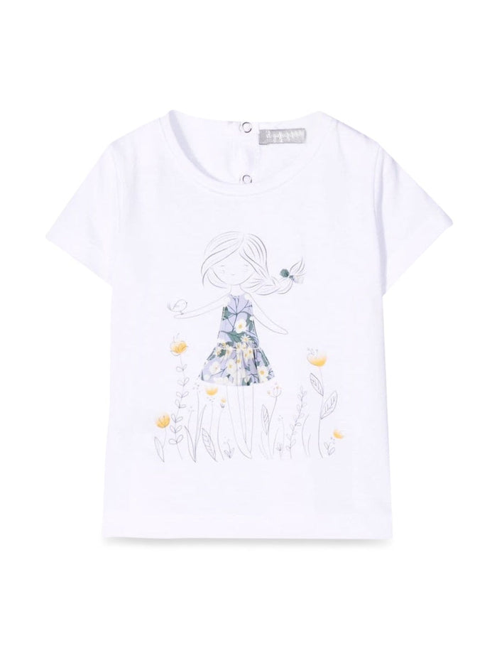 Il Gufo T-Shirt M/Short White/Lilac