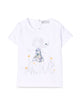 Il Gufo T-Shirt M/Short White/Lilac