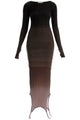 The Attico Ribbed Knit Dress