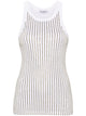 The Attico Top Jersey Termostrass