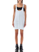 The Attico Jersey Mini Dress Strass