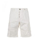 Myths Cream Bermuda Shorts