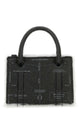 Dentro Grey Leather Mini Otto Handbag
