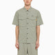 Parajumpers Shadow Grey Pete Shirt In Nylon And Cotton