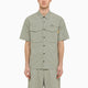 Parajumpers Shadow Grey Pete Shirt In Nylon And Cotton