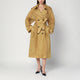 Mkdt Studio Double-Breasted Cici Trench Coat In Ramie