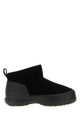 Moon Boot Black Suede Mezzaluna Ankle Boots