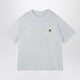 Sacai X Carhartt Wip White Cotton Tshirt With Logo Patch