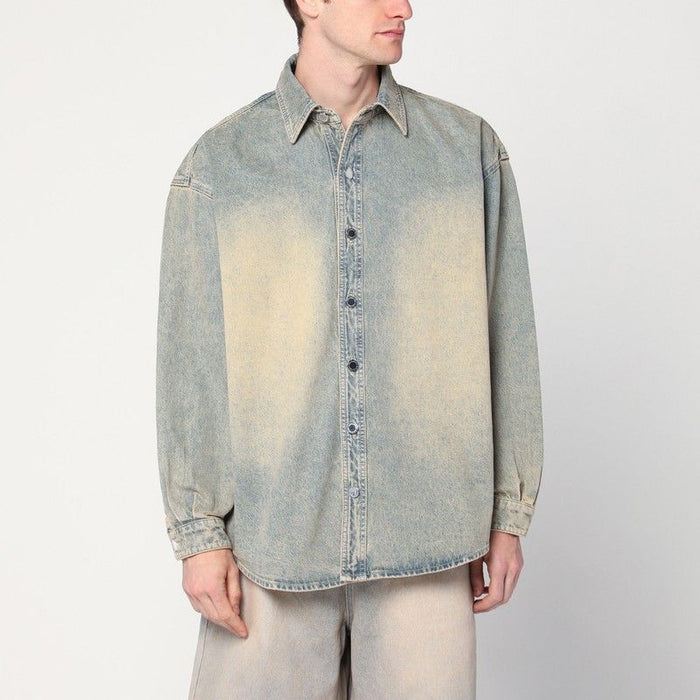 New Amsterdam Surf Association Faded Beige Denim Shirt