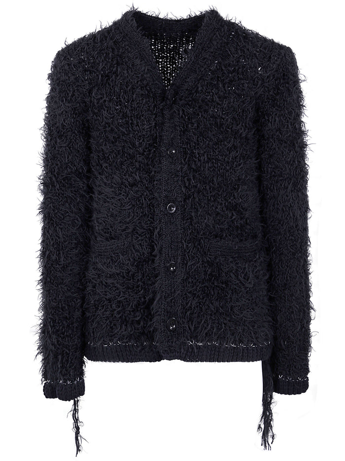 Sacai Furry Knit Cardigan