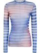 Jean Paul Gaultier Mesh Top With Air Print