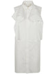 Sacai Ruffle Detail Shirt Dress