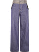 Sacai Wide Leg Denim Pants