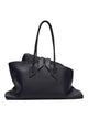 The Attico Black Calfskin Tote Bag
