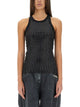 The Attico Tank Top Black