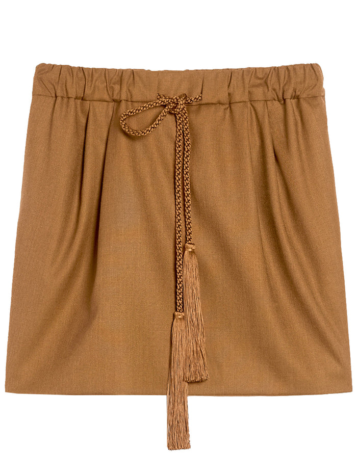 Max Mara Brown Cashmere Miniskirt
