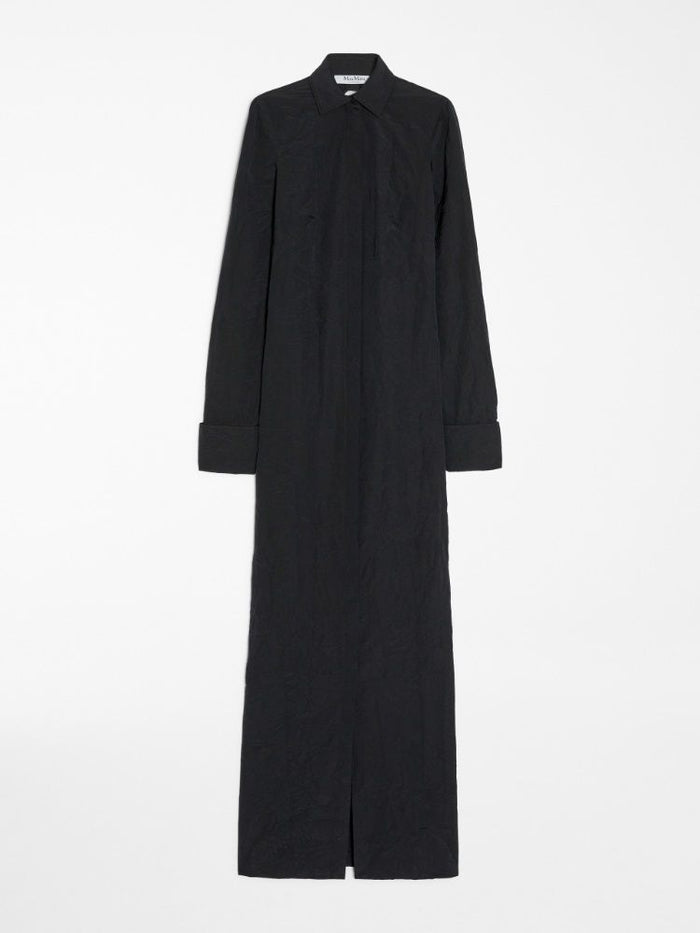 Max Mara Black Poplin Rovigo Shirt Dress