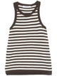Max Mara Coffee Cotton Arnes Top