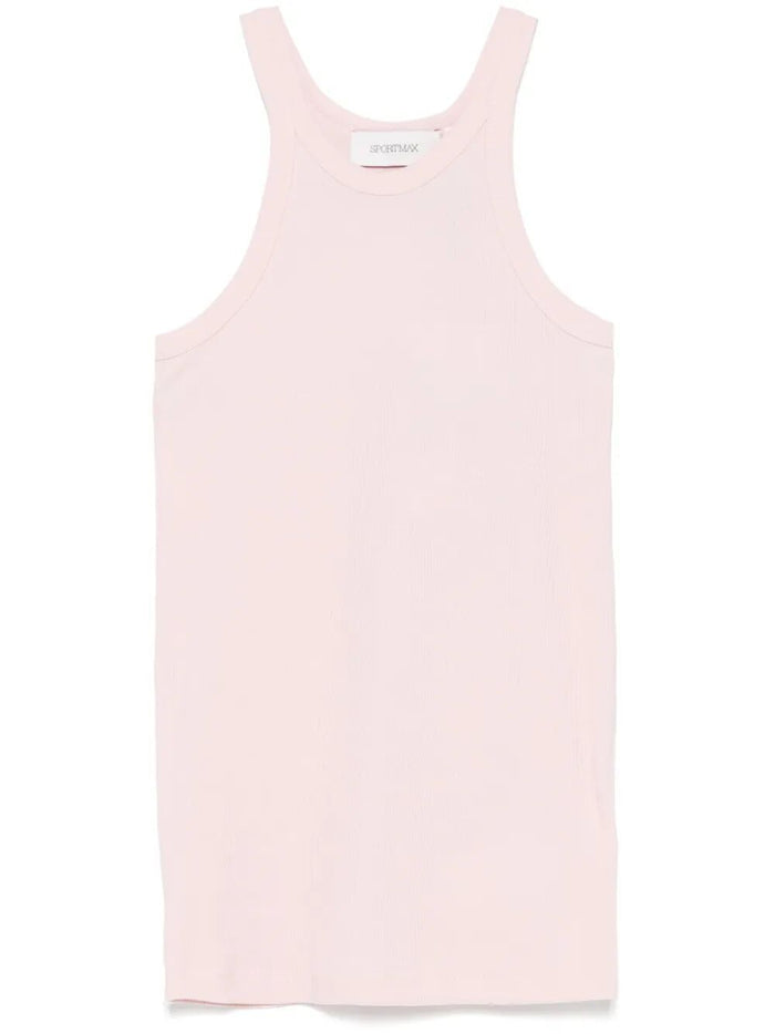 Max Mara Sportmax Nastie Silk Cotton Tank Top