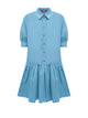 Max Mara Studio Light Blue Poplin Shirt Dress