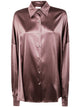 Dries Van Noten "Casia 2032" Strech Satin Shirt