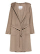 Max Mara Hooded Belted Coat