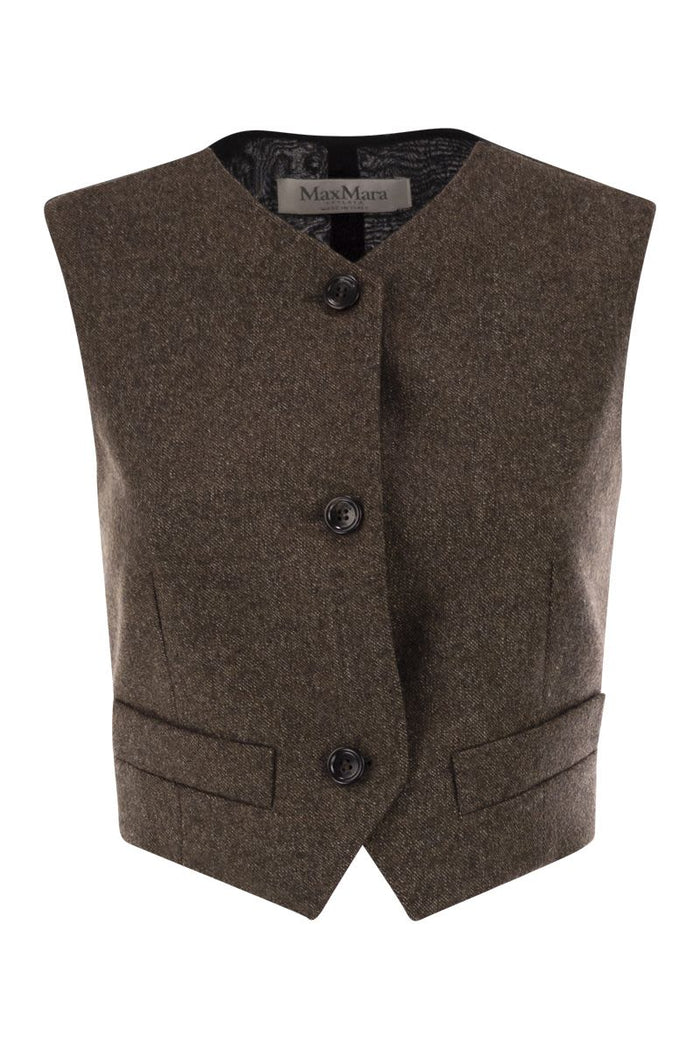 Max Mara Bikini1234 - Wool Felt Waistcoat