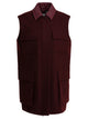 Max Mara Red Wool Alpaca Coat