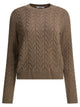 Max Mara Brown Cashmere Knitwear
