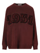 Max Mara Burgundy Wool Blend Fido Sweater