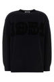 Max Mara Black Wool Blend Fido Sweater