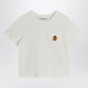 Mini Rodini White T-Shirt With Ladybug Embroidery
